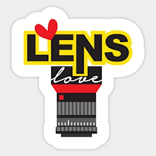 Lens Love Sticker